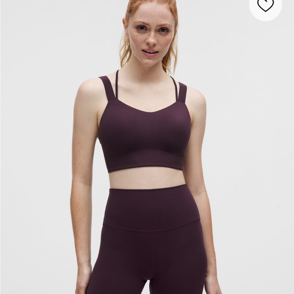 lululemon athletica Plum Double-Strap Sports Bra